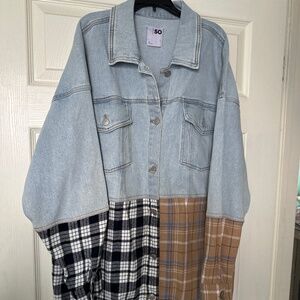 SO light denim/flannel jacket